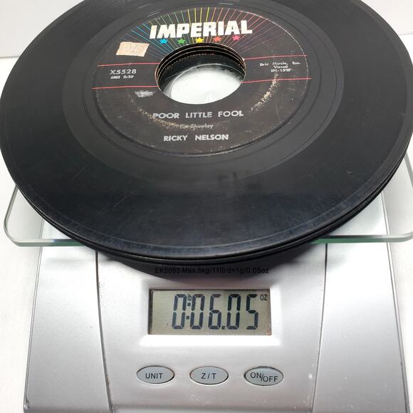 Lot of 4 Ricky Nelson Vintage 45 rpm Imperial Vinyl Records Poor Little Fool - Picture 7 of 7